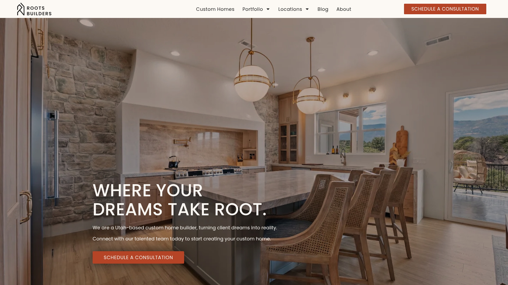 Roots Builders — End-to-end digital marketing for a Utah custom home builder